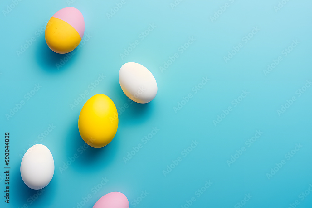 Minimal Abstract easter composition with egg broken eggshells and copy space . Modern collage on pastel blue background. Creative art minimal ... See More Minimal Abstract easter composition with egg broken eggshells and copy space . Modern collage on pastel blue background. Creative art minimal ... See More