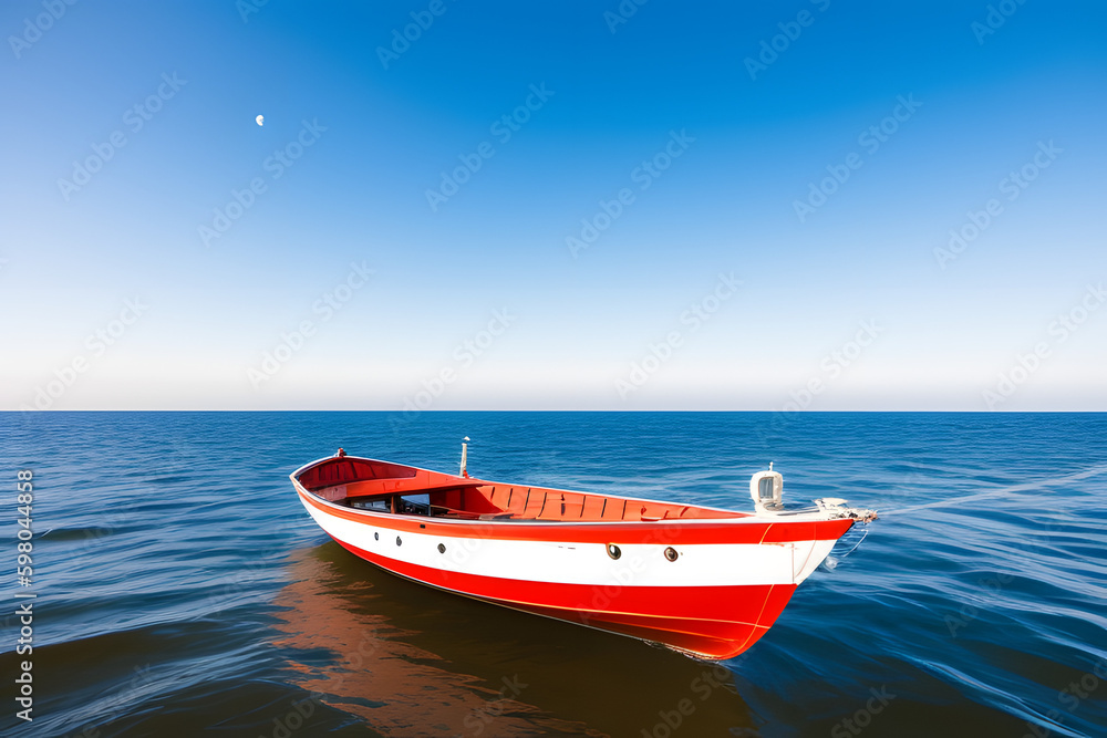 boat on the Baltic sea