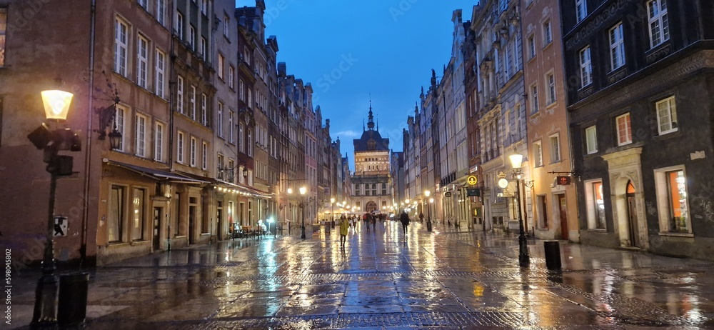 Gdańsk Stare Miasto - obrazy, fototapety, plakaty 