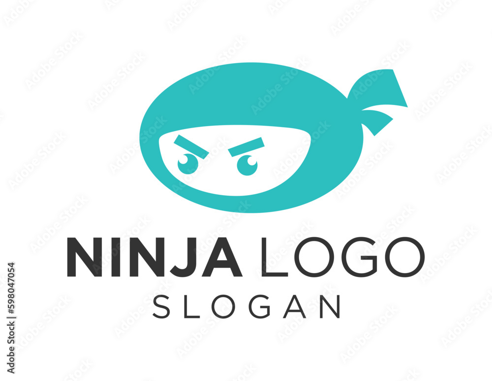 Logo design about Ninja on a white background. created using the CorelDraw application. Logo design about Ninja on a white background. created using the CorelDraw application.