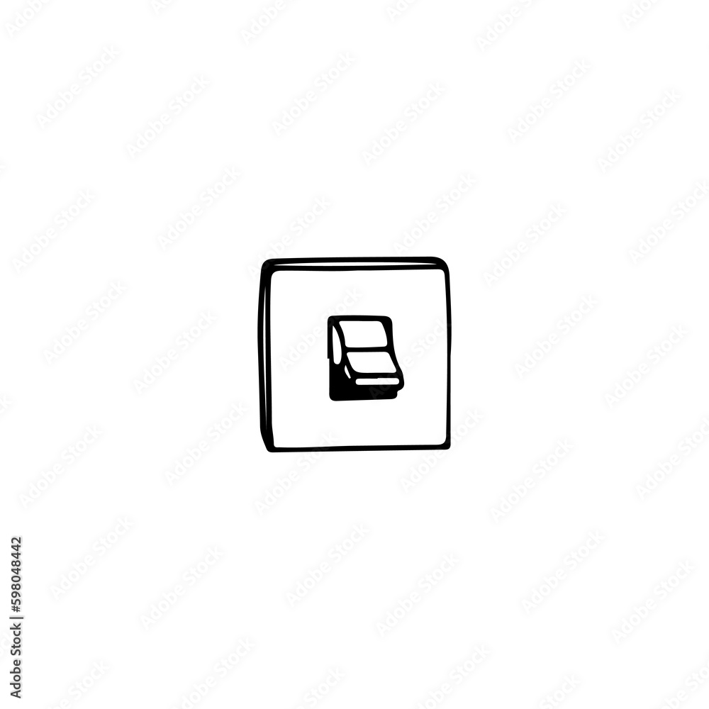 button doodle concept vector illustration button doodle concept vector illustration