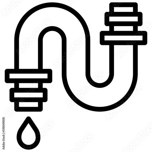 pipe line icon,linear,outline,graphic,illustration