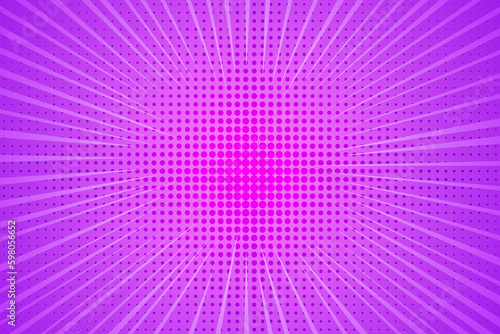 pop art sunbeam background center focus thin beam pink