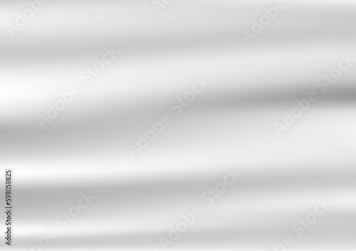 Wavy white fabric background vector