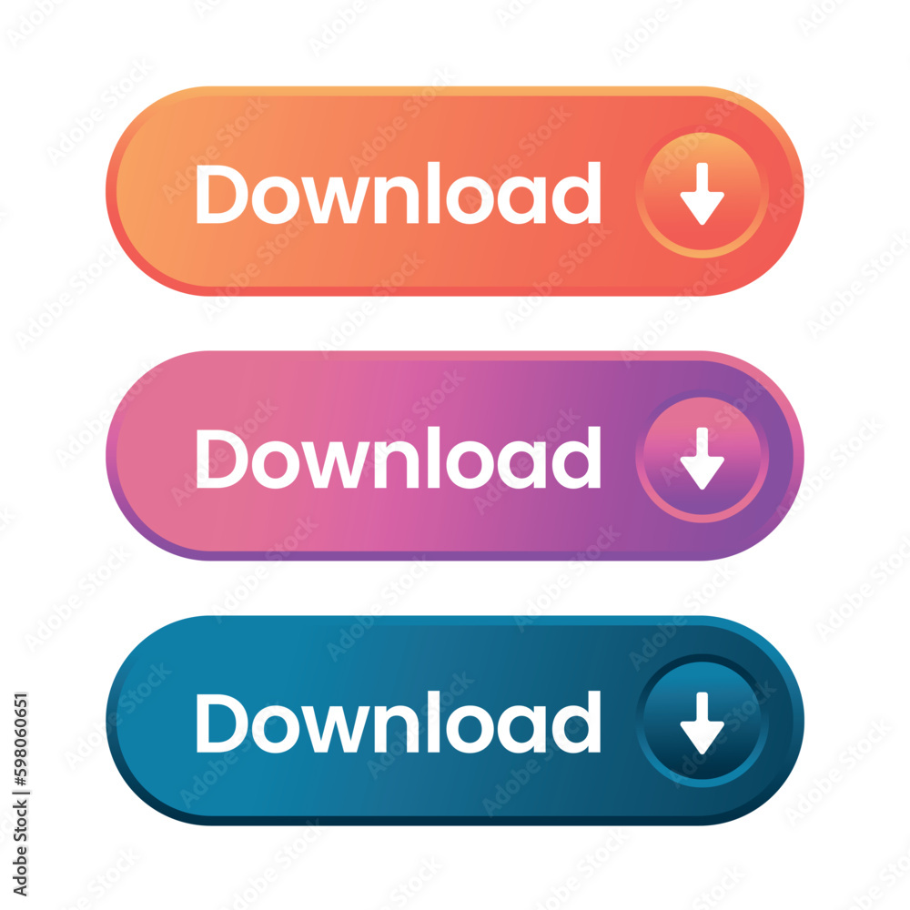 3D download button icon. Upload icon. Down arrow bottom side symbol. Click here button. Save cloud icon push button for UI UX, website, mobile application. 3D download button icon. Upload icon. Down arrow bottom side symbol. Click here button. Save cloud icon push button for UI UX, website, mobile application.
