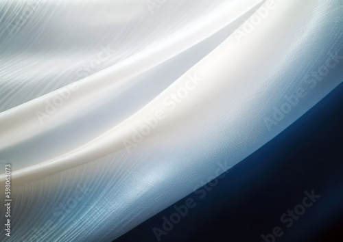 Modern wavy silk abstract background in many colors. Wavy silk material for background. Additional wallpaper, background or web in 3D design. Illustration generated by AI