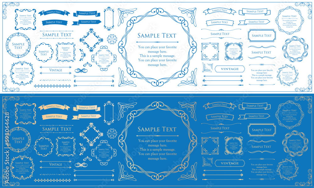 Fototapeta premium 6vintage and antique frames