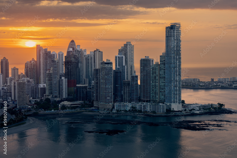 Obraz premium Panama City, Panama Sunrise