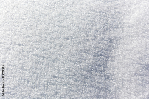 Close view of snow texture