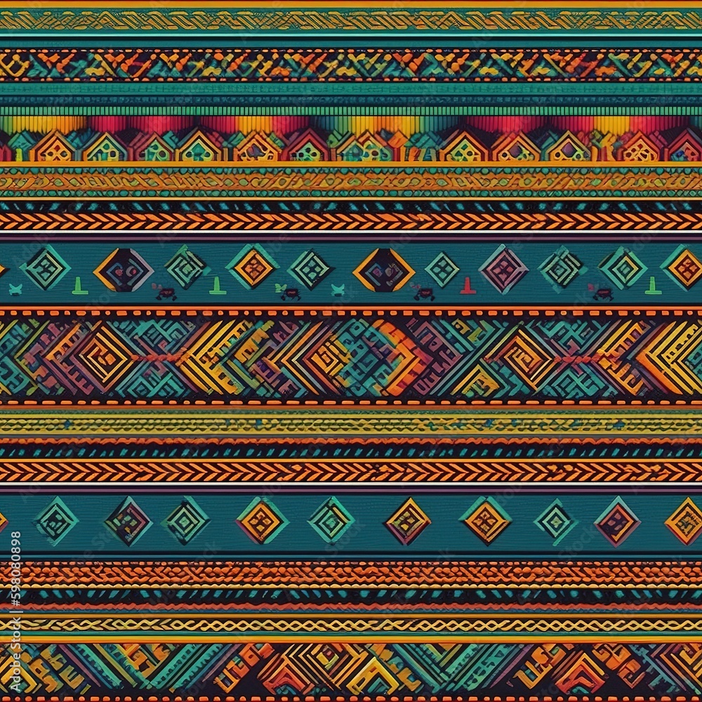 Traditional guatemala design pattern, generative ai Traditional guatemala design pattern, generative ai