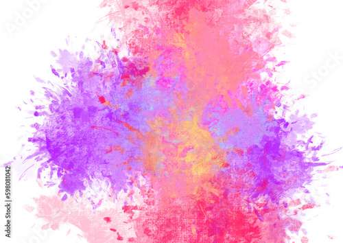 Colorful abstract background with splashes