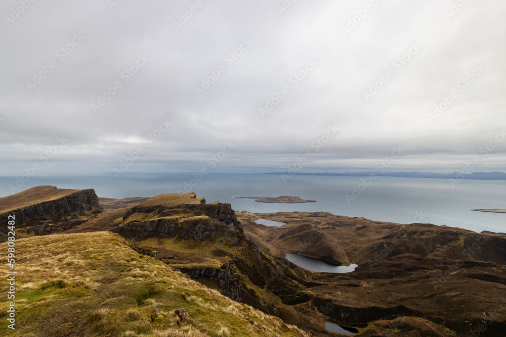 The Landscape of the Quiraing on Skye, Scotland