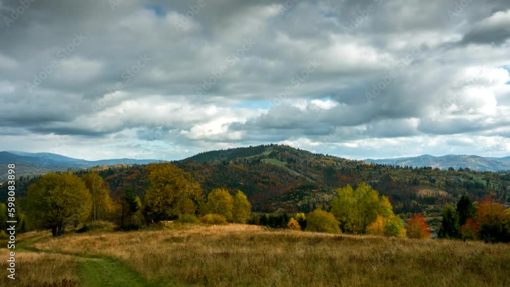Autumn scenery in the mountains. Autumn scenery in the mountains.