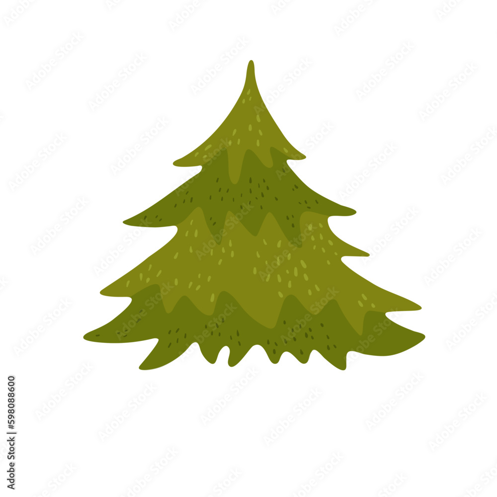 Fototapeta premium Fir Tree Icon