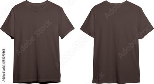 Yellow men's classic t-shirt front and back