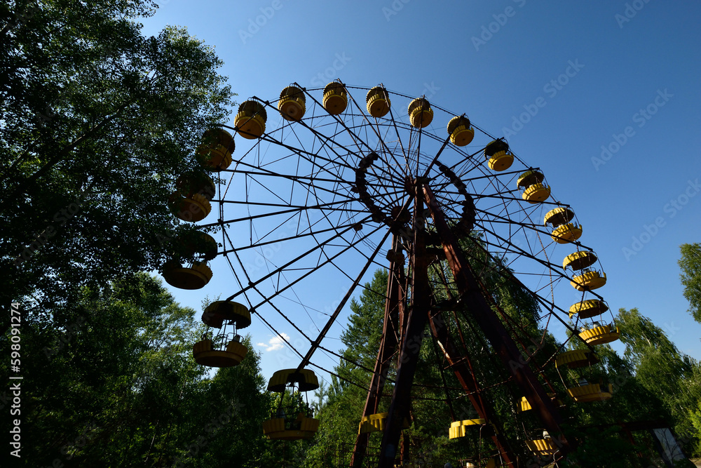 Chernobyl, ferris wheel, Chernobyl, ferris wheel,