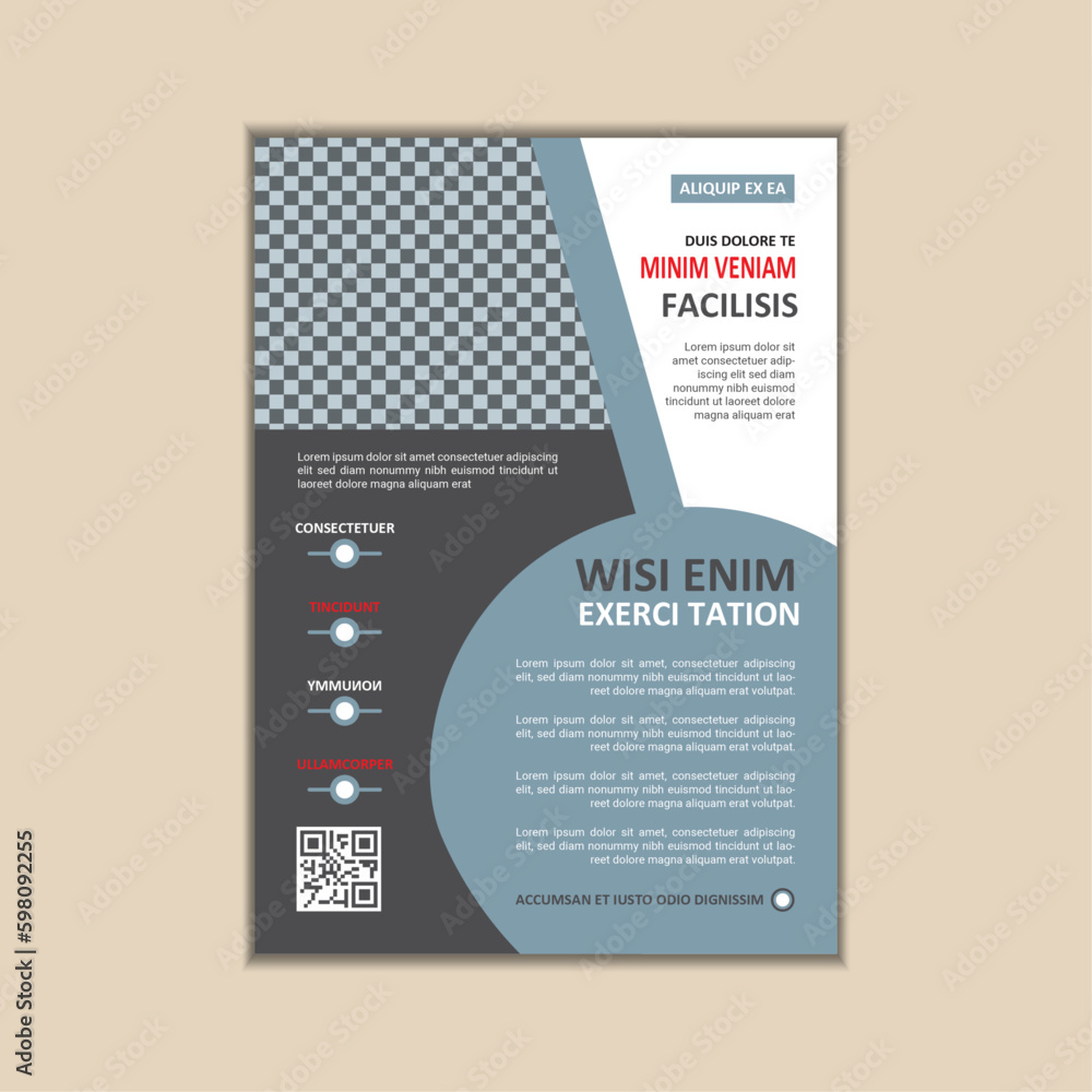 Obraz premium Creative Corporate Business Flyer Design Template