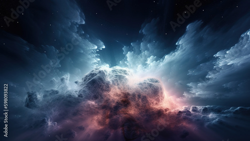 Space nebula  background