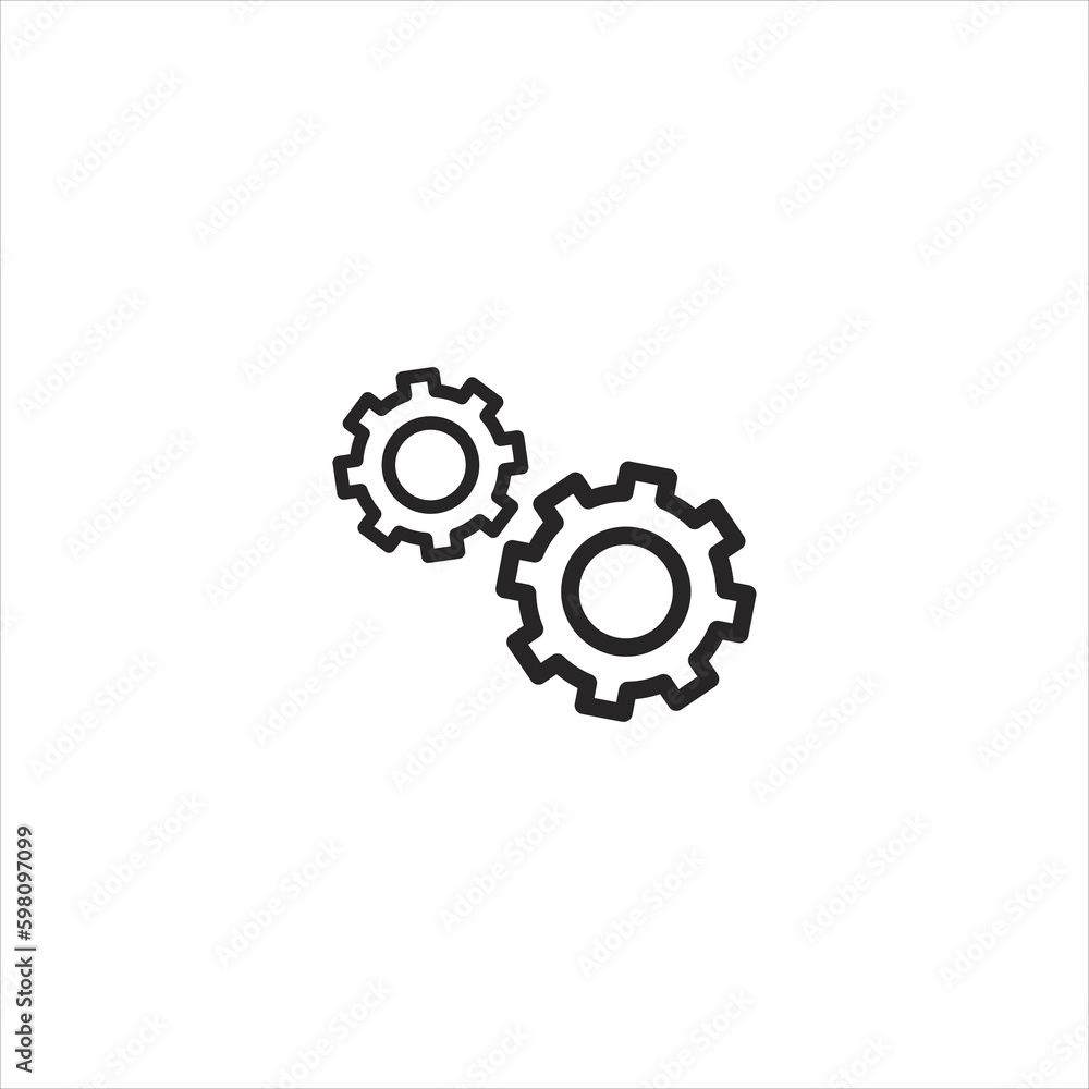 gear machine icon vector element design web template. EPS 10 vector icon