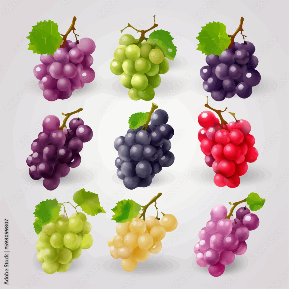 Vector grapes in a wine glass with a wooden background Vector grapes in a wine glass with a wooden background