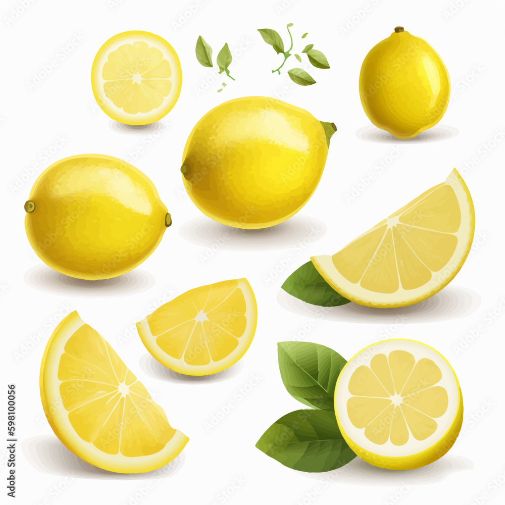Fresh lemon illustrations to brighten up your designs