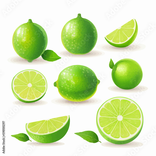 A Lime illustration with a hand-drawn style for a personal feel