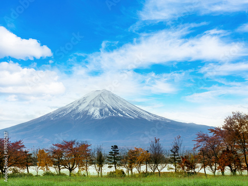 Japan scenery. Mount Fuji. ...