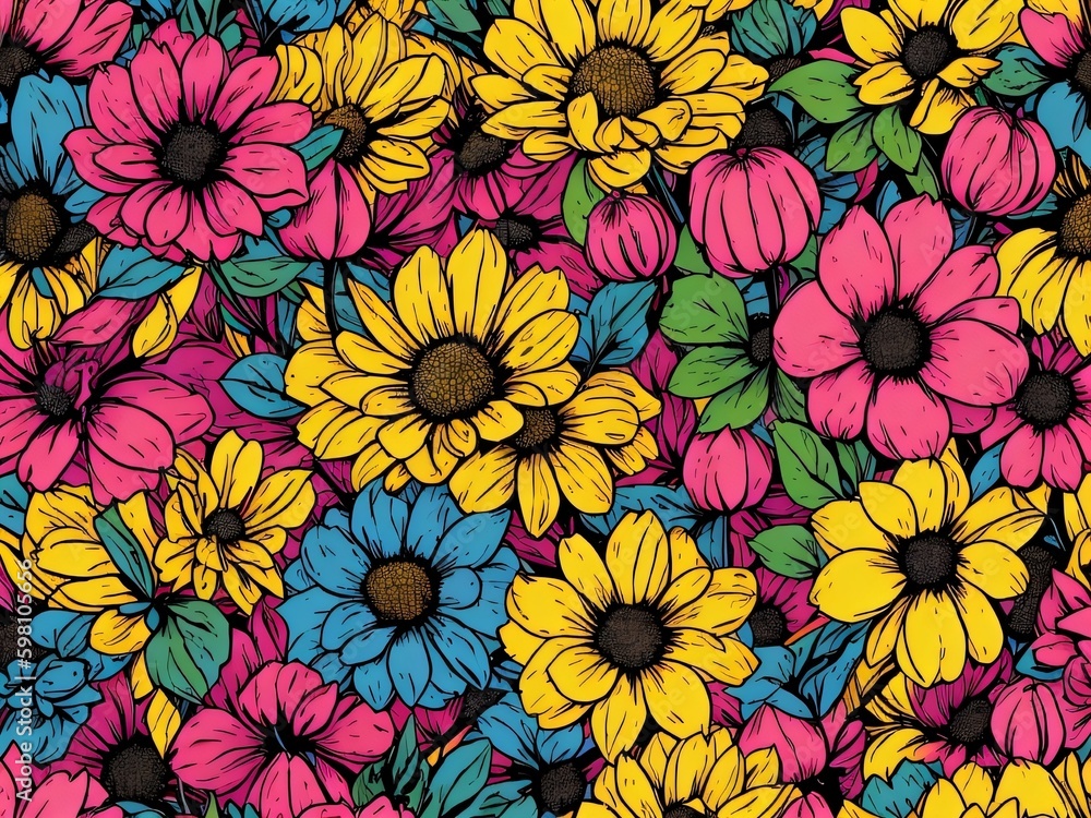 seamless floral pattern seamless floral pattern