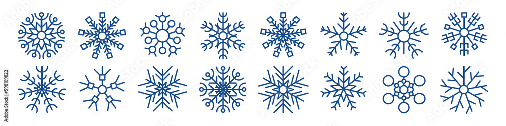 Snowflakes winter collection Snowflakes winter collection