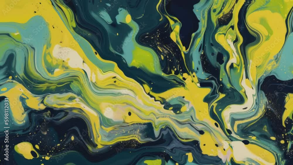 Abstract thick paint liquid background, colored fluid flow motion video with dissolving effect for business purpose Abstract thick paint liquid background, colored fluid flow motion video with dissolving effect for business purpose