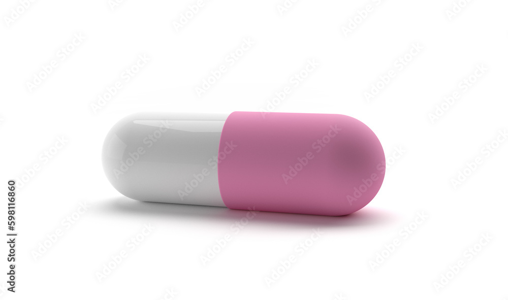 Capsule tablet or pill capsules isolated over whit background. Healthcare and medical concept. 3D rendering. Realistic medical capsule pill. Vitamin antibiotic medicine drug. Capsule tablet or pill capsules isolated over whit background. Healthcare and medical concept. 3D rendering. Realistic medical capsule pill. Vitamin antibiotic medicine drug.