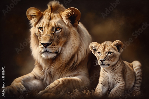The Lion s Lair  A Family s Secret Haven - Generative Ai