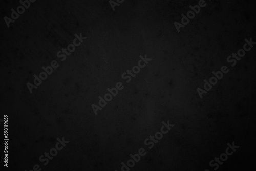 Close up retro plain dark black cement & concrete wall background texture for show or advertise or promote product and content on display