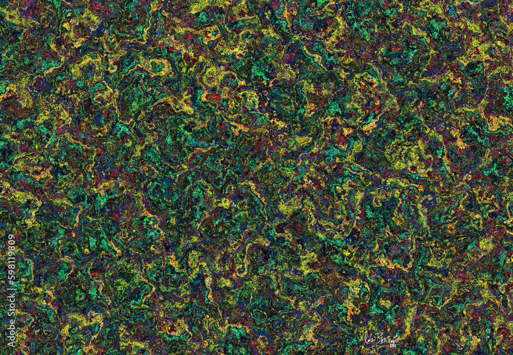 Emerald green and yellow red abstract for art and media projects, or background and wallpaper Emerald green and yellow red abstract for art and media projects, or background and wallpaper