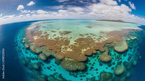 Aerial Vistas: Soaring Above the Spectacular Great Barrier Reef