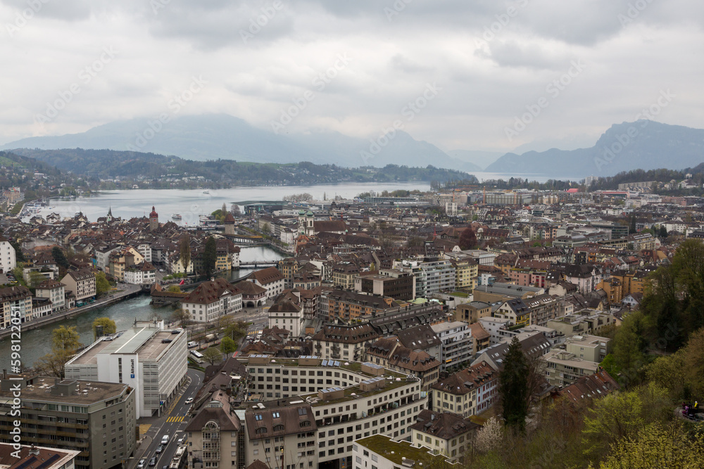 Panorama sur Lucerne