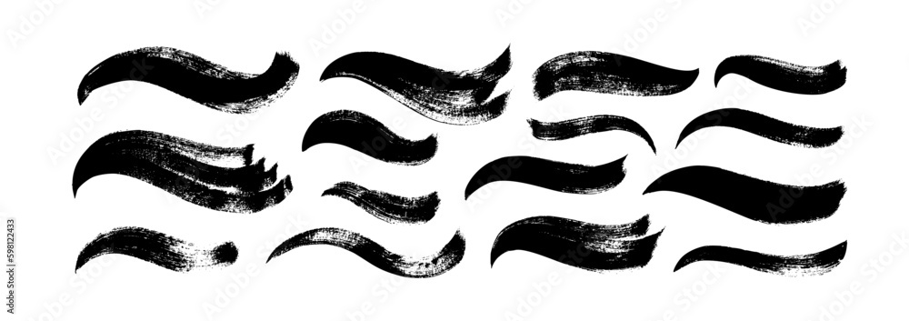 Paint Brush Strokes SVG | Brush Stroke SVG | Brush SVG | Hand Drawn Brush |  Cut File.