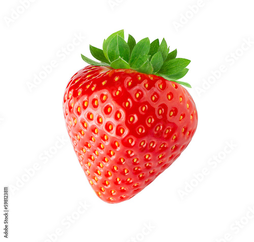Fotografija Strawberry isolated on transparent background