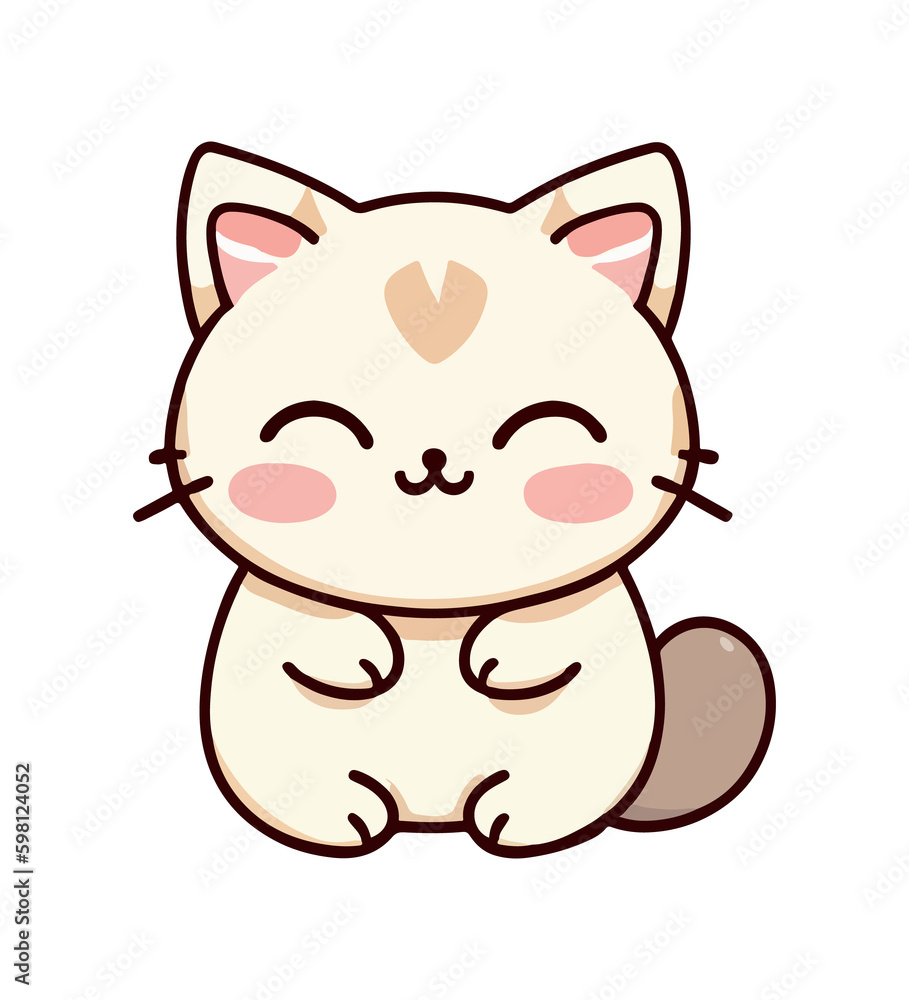 cute cartoon kawaii cat cute cartoon kawaii cat
