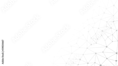 Abstract geometric background. Plexus mesh backdrop. Vector Generative AI