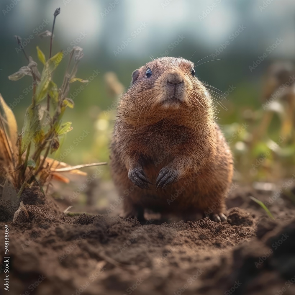 Gopher in natural habitat (generative AI) Gopher in natural habitat (generative AI)