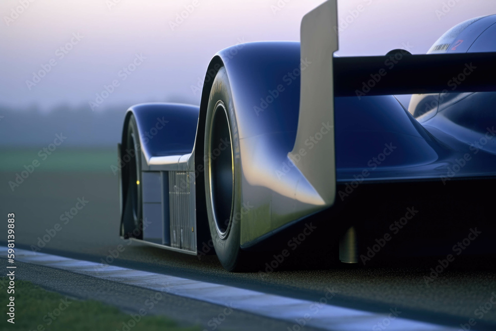 An intricate network of air vents located around the side of a sleek ...