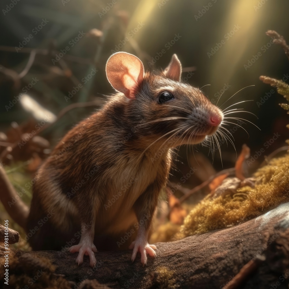 Rat in natural habitat (generative AI) Rat in natural habitat (generative AI)