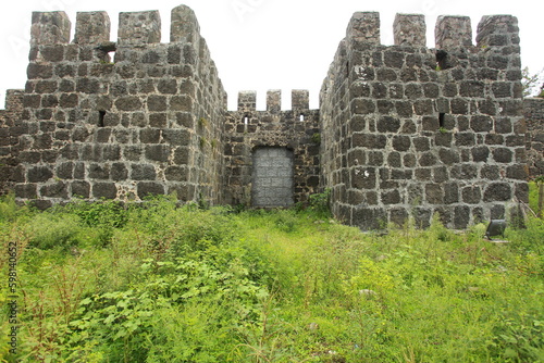 wall of the old fortress photo