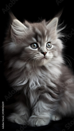 Cute, adorable cat / kitty, my cute pet, with nice eyes © AD