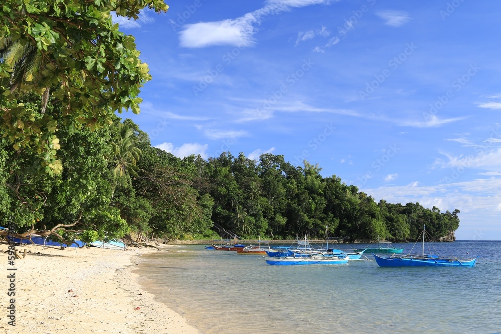 Sipalay Sandstrand in der Provinz Negros, Philippinen