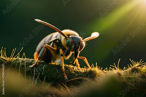 Amazing Vespa hornet Generative AI