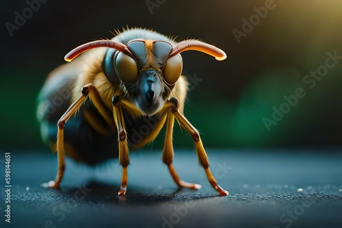 Imposing Vespa hornet look Generative AI