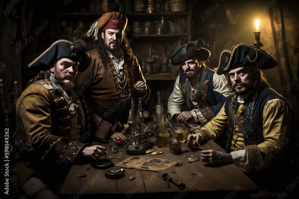 Pirate-themed Tabletop Adventure - Generative AI Pirate-themed Tabletop Adventure - Generative AI