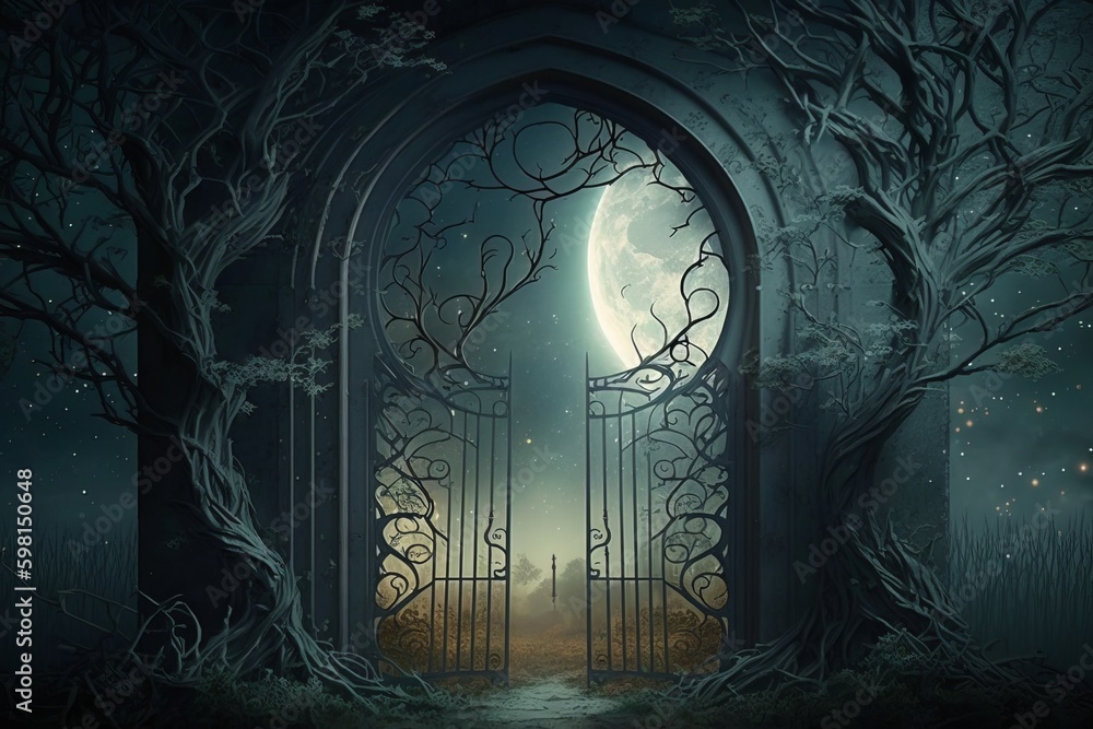 The Enigmatic Gateway: Unlocking New Beginnings in Dreams - Generative AI  Stock Illustration | Adobe Stock
